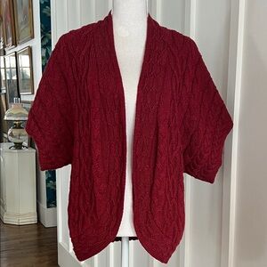 Coldwater Creek Cable Knit Sweater Cardigan